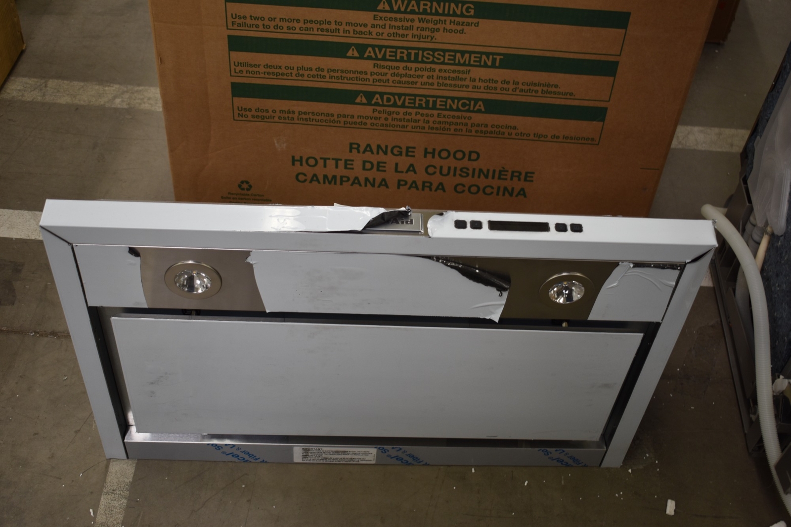 KitchenAid KVUB600DSS 30" Stainless Steel Range Hood NOB