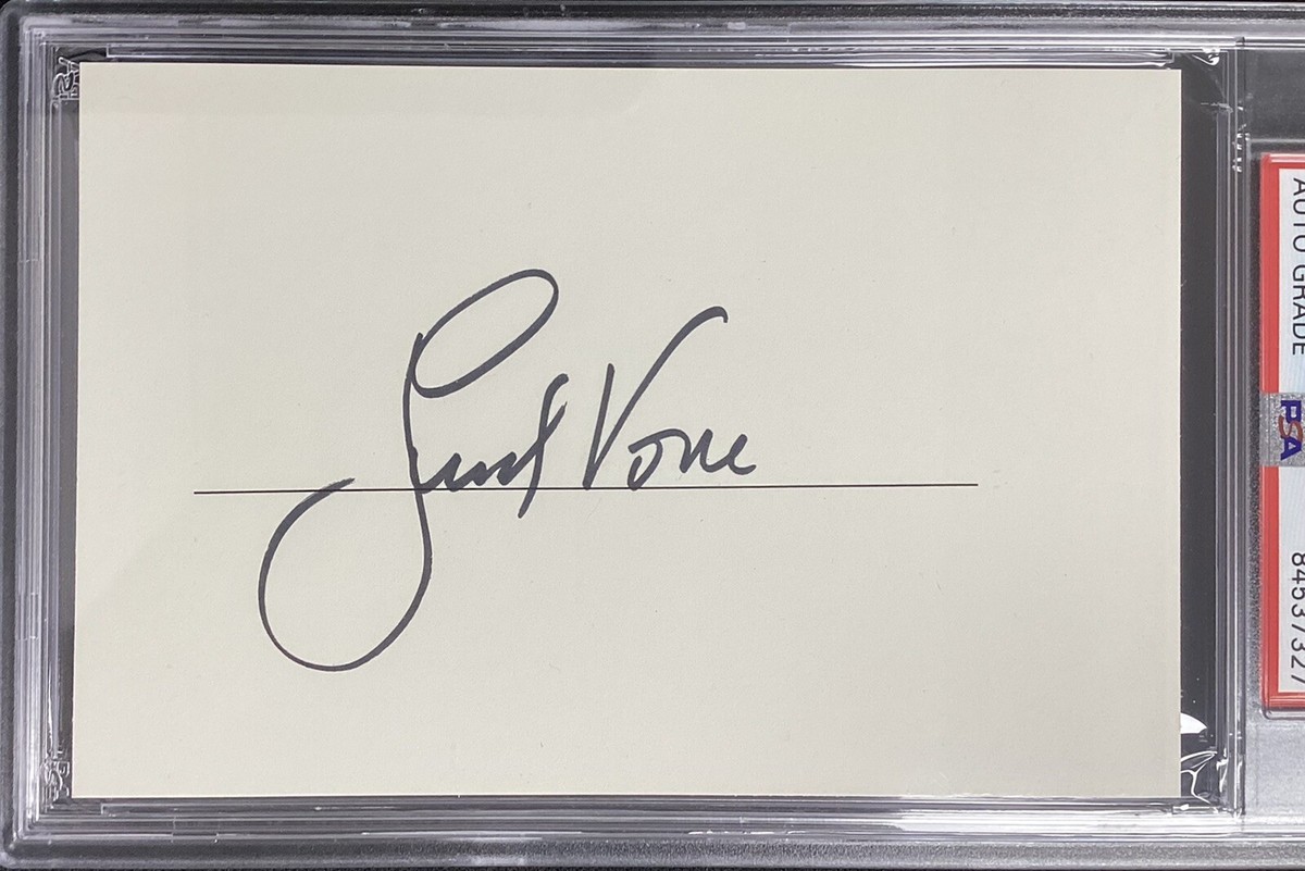 Lindsey Vonn Signed Cut Book Page Olympic Gold Alpine Skier PSA