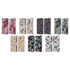 OFFICIAL NINOLA COLOURFUL PATTERNS LEATHER BOOK WALLET CASE FOR MOTOROLA PHONES