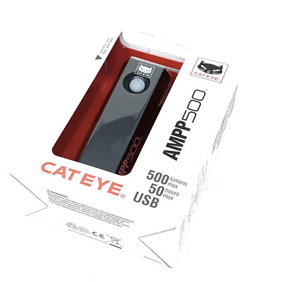 NEW CatEye Ampp500 HL-EL085RC USB Rechargeable Bike Bicycle Headlight