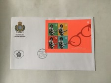 Timbre Poste Saint Marino 14 Enveloppes 1e Jour Année Complete 2022