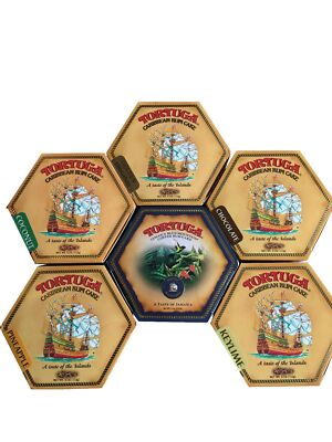Tortuga Caribbean Cake 4 oz, 6 ct