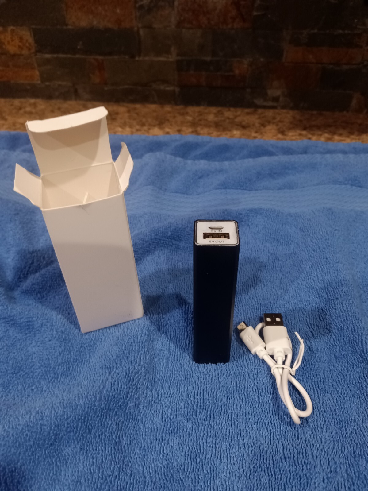 Power Bank Model # 2203 Custom With Logo Black Portable Phone Charger-image