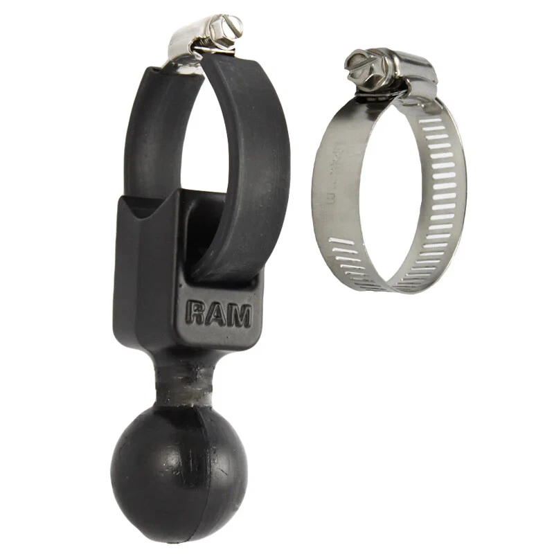 RAM MOUNTS RAM Mount Multi Strap Large Rail Mounting Base with 1.5 inch Ball RAM-108BU