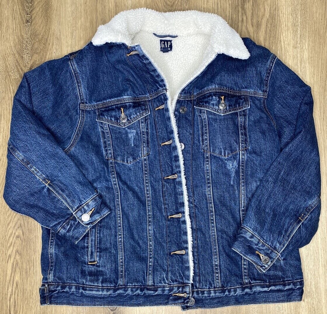 Gap Sherpa Lined Jean Jacket Small 