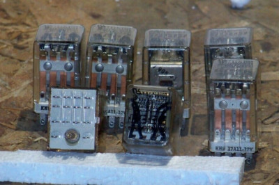 KHU-17A11 Potter Brumfield 4PDT relay 12 volt AC (lot of 7)