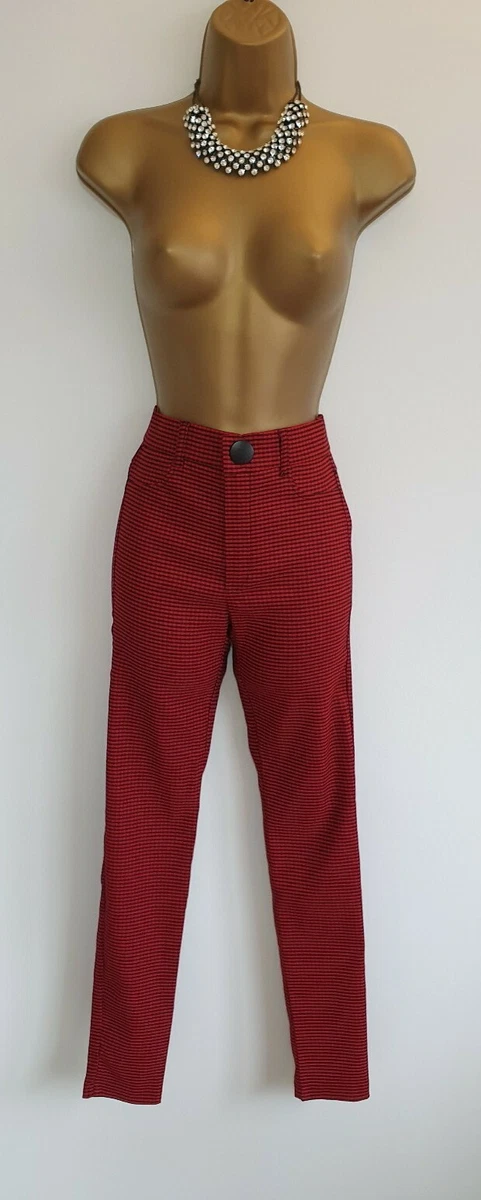 Zara red leggings top