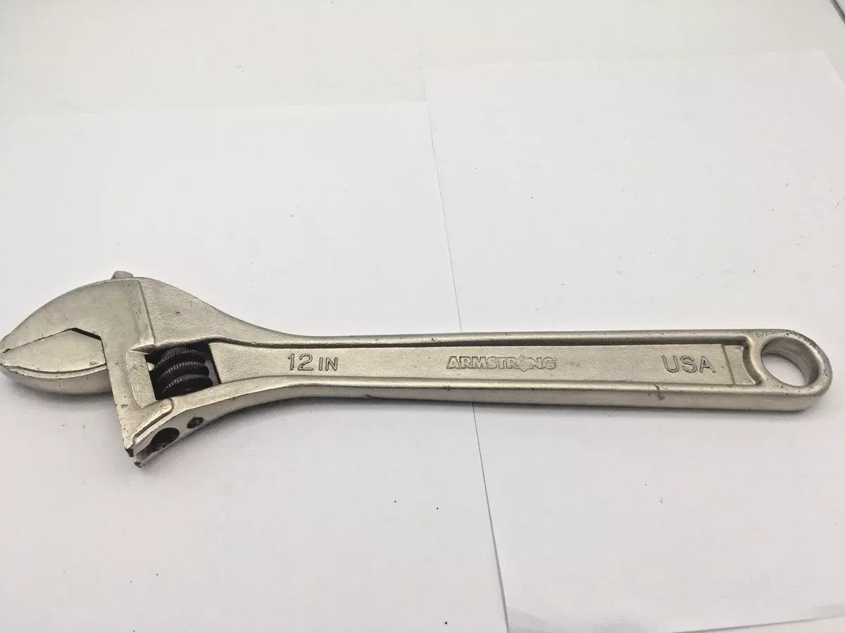 Armstrong 12 300mm 28-412 Forged Adjustable Wrench USA