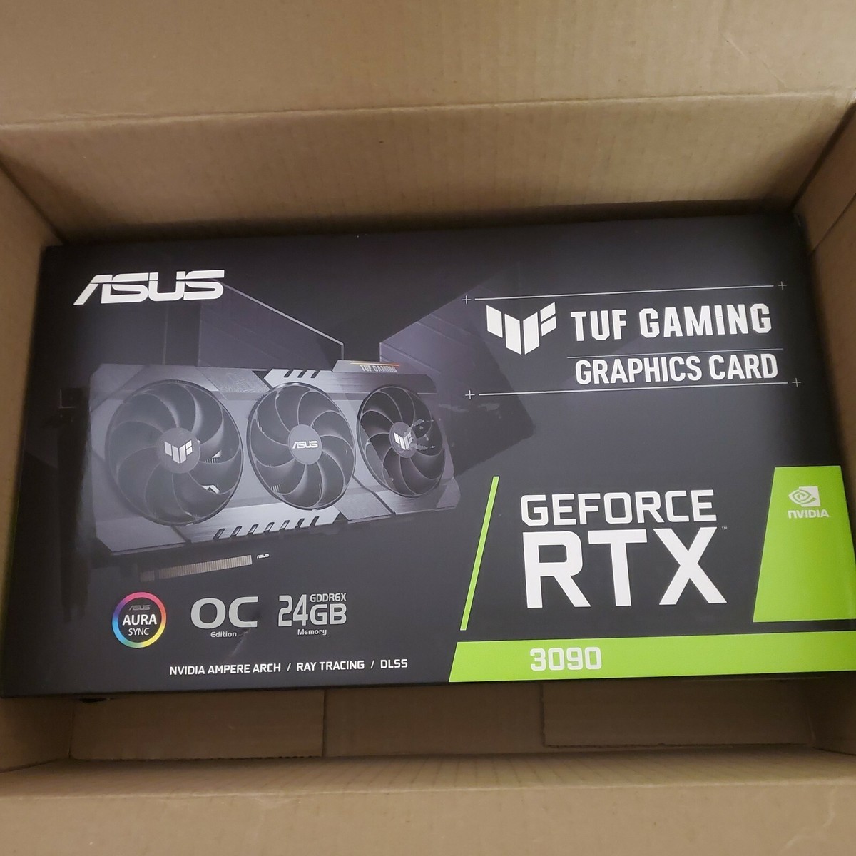 ✓NEW ASUS TUF GeForce RTX 3090 24GB GDDR6X 🔥 SEALED *IN HAND