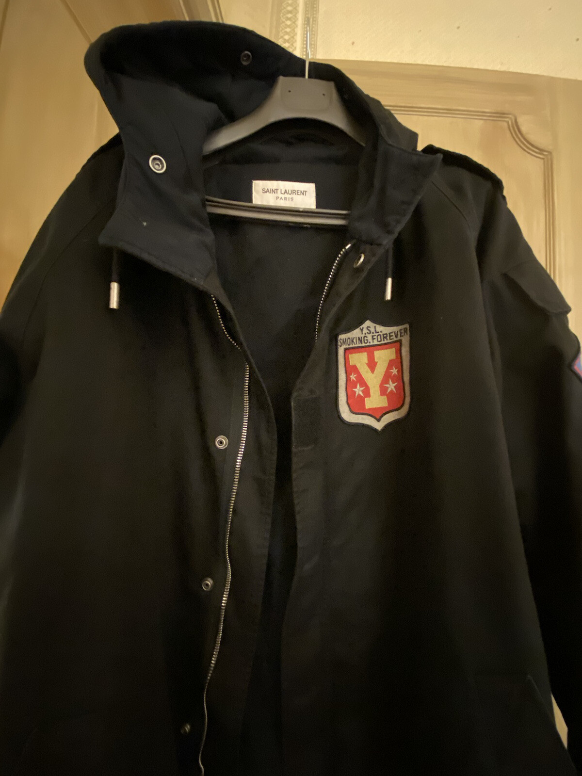 SAINT LAURENT Giacca Unisex Oversize Tag 48 Yves Saint Lourent Originale Pagata 2800 €