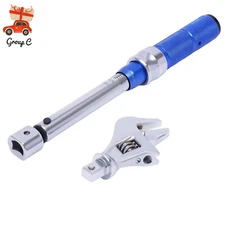 Torque Wrench Adjustable Open End Torque 5-25nm Clicking Wrench Interchangeable
