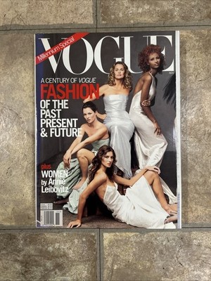 VOGUE magazine 1999 November MILLENIUM Leibovitz Kate Moss NAOMI