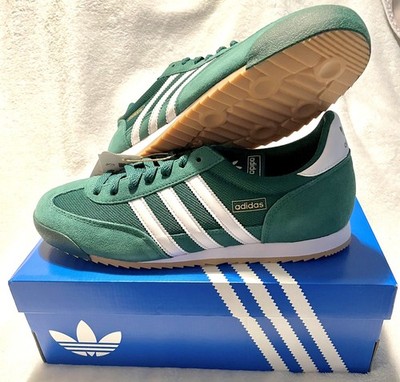 adidas Originals R71 Collegiate Green White Gold Men 9.5  IH1326 Retro Style NIB