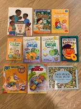 Lot of 10: Fair Condition Assorted Children  s Paperback Books Level 1
