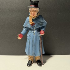 Russ A Christmas Carol Collectible Figurine Scrooge In Hat And Coat