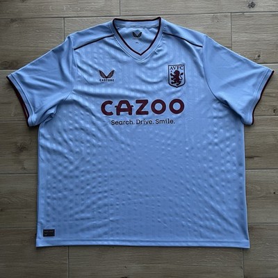 Aston Villa Trikot - Original Castore - Größe 4XL - Hellblau - Auswärts