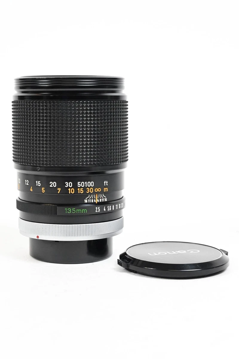 Canon FD Camera Lenses 135mm Focal f/2.5 Maximum Aperture for sale