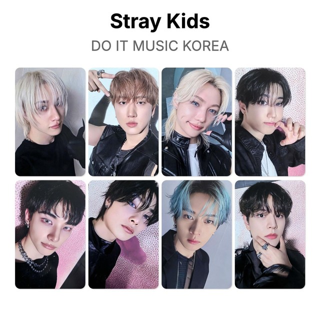 Stray Kids DO IT MUSIC KOREA Official Photocard KPOP Special Gift