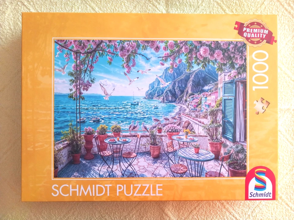 Schmidt Puzzle - 1000 Teile - Terrasse am Meer - NEU und OVP - Bild 1 von 1