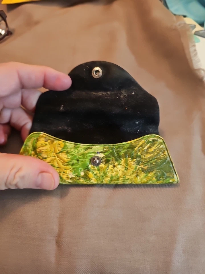 Vintage Vinilo Duro Mod Verdes Retro Años 60/70 Gafas Infantiles FUNDA DE CRISTAL PARA OJOS Foto 3 de 3