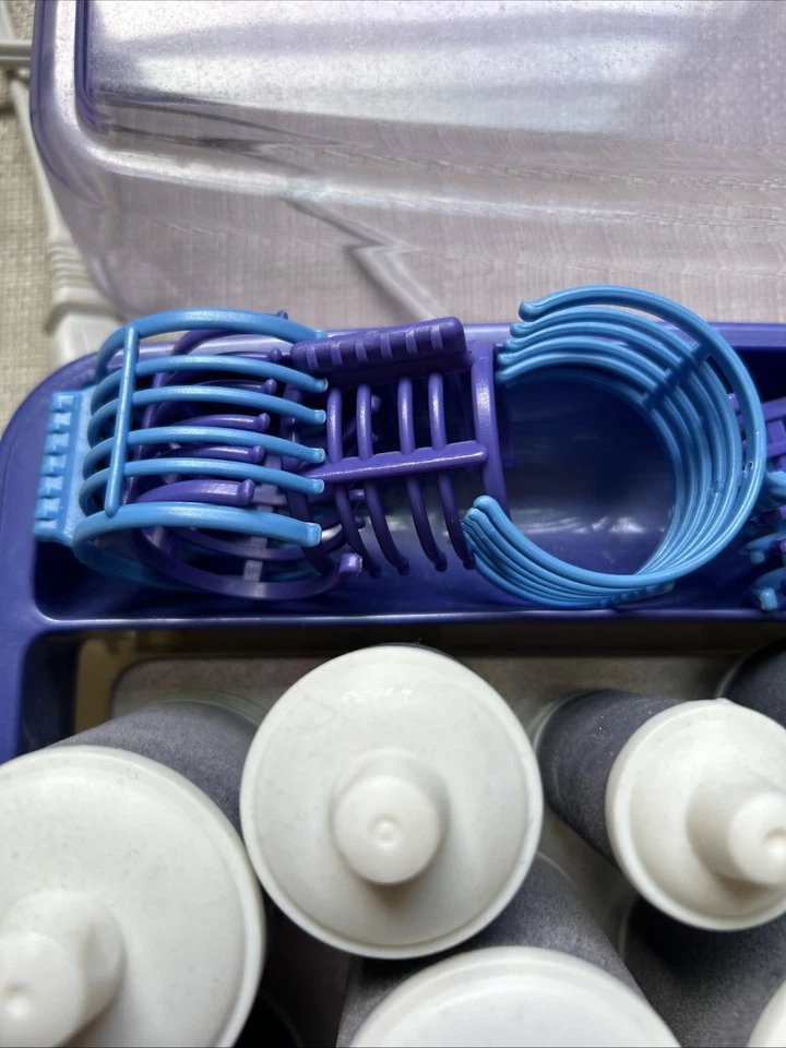 Juego de rizadores Revlon RV-258 12 rodillos calientes flocados Cool Touch con clips rizadores Foto 4 de 4