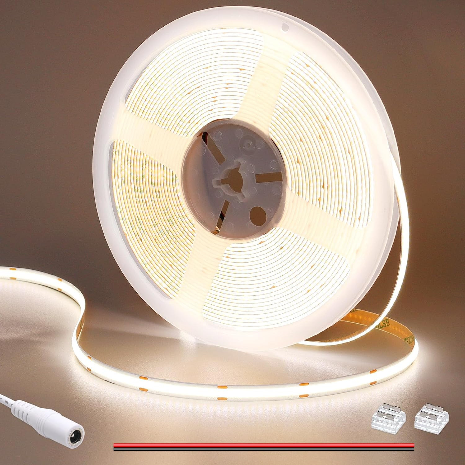 Illuminazione Lineare COB 24V 4000K 10m: Eleganza Naturale CRI 93+