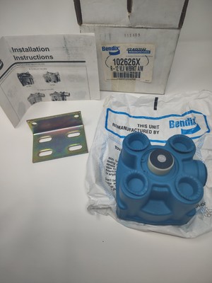 Air Brake Relay Valve 102626X G2720W w/ Bracket Remanufactured Bendix Reman