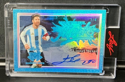2026 Leaf Magnificence Lionel Messi Auto Autograph Masterful Marks #d 2/4
