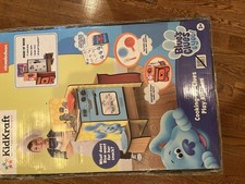 KidKraft Blue's Clues You Wooden Kitchen Set w/ Play Food Notebook MPN 53475
