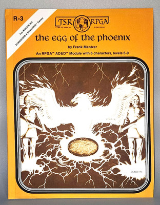 R-3 The egg of the phoenix  - Dungeons & Dragons 2025 Facsimile!