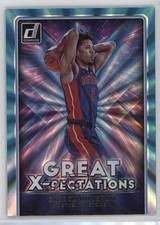2021 Panini Donruss Great X-Pectations Holo Teal Laser Cade Cunningham #21 oh4