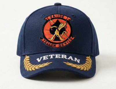 Customized Name Embroidered Hat Attack Squadron 196 Va-196, Veteran Cap, Gift