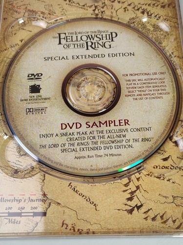 The Lord of the Rings: The Fellowship of the Ring DVD Sampler **Promo** - Picture 8 of 9