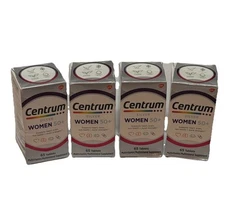 4 Centrum Silver Women 50+ MultiVitamin/Mineral Supplement 65 Each Exp: 05-2026
