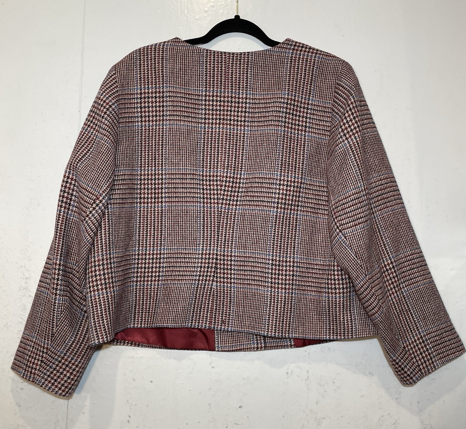 Talbots Houndstooth Blazer Jacket Plus Size 18W P… - image 11