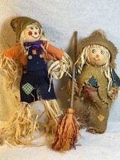 Fall Scarecrows 12/13 Indoor/Outdoor Harvest/Fall/Thanksgiving Decor Set Of 2