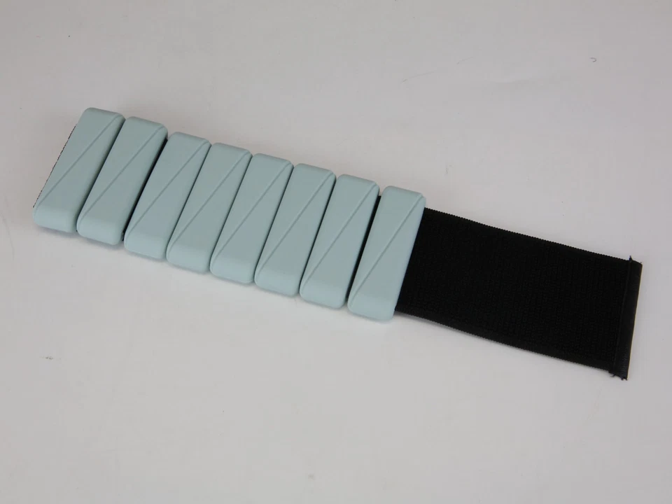 1 par (1 lb cada uno) de pesas ajustables para tobillo/muñeca, silicona para fitness y yoga Foto 4 de 4