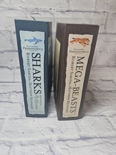 LOT OF 2 Encyclopedia Prehistorica Sharks and Mega Beasts Pop Up Sabuda Reinhart