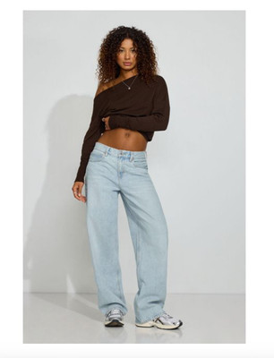 Garage Denim Ample a Taille Basse Low Rise Baggy size 11/30 Y2K retro grunge