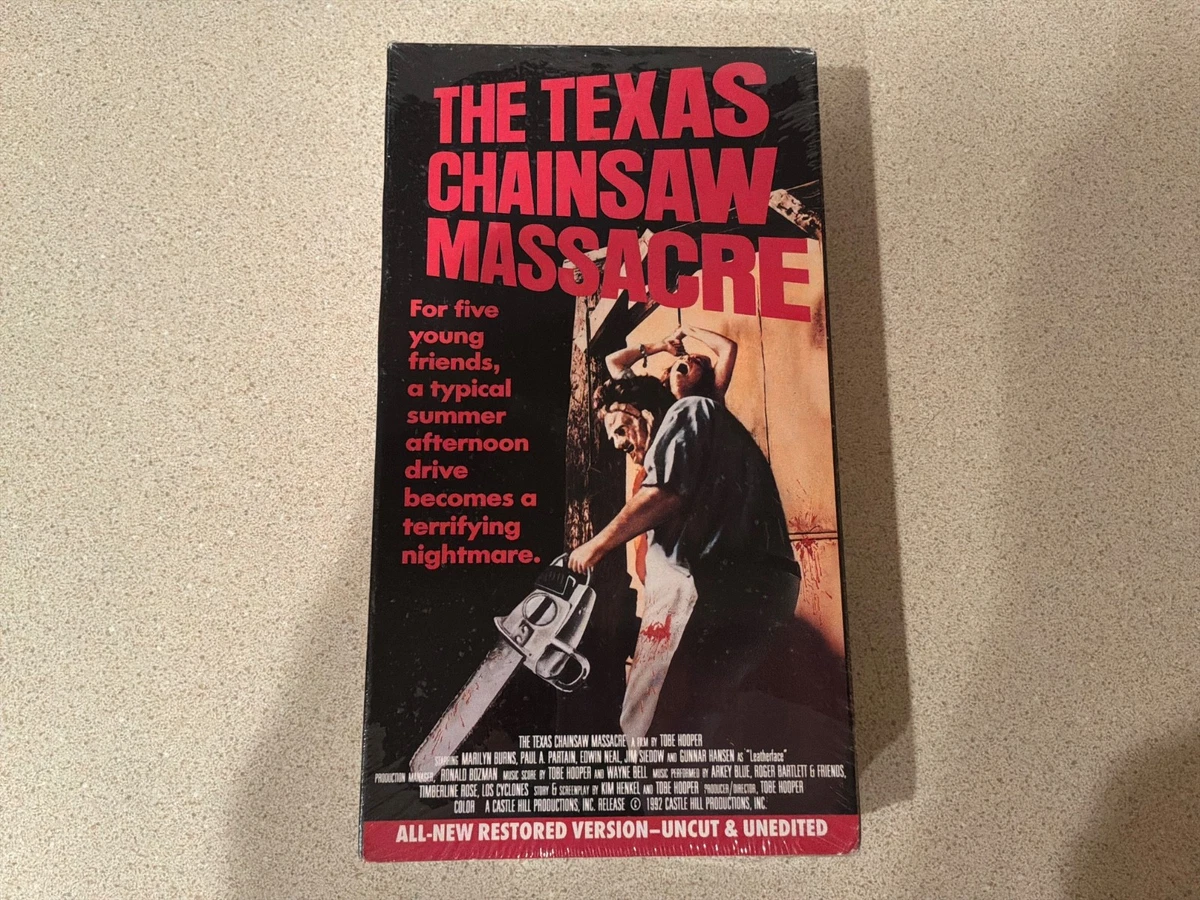 The Texas Chainsaw Massacre Horror VHS Tapes for sale | eBay