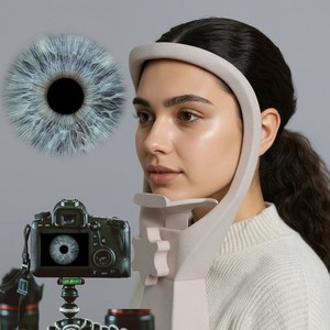 Kopfstütze Irisfotografie Kinnstütze Kopfhalterung Iris