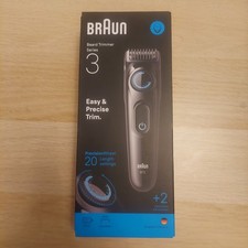Braun Beard Trimmer Series 3, +2 Styling Tools, 20 Lengths, BT3500, Black NEW..