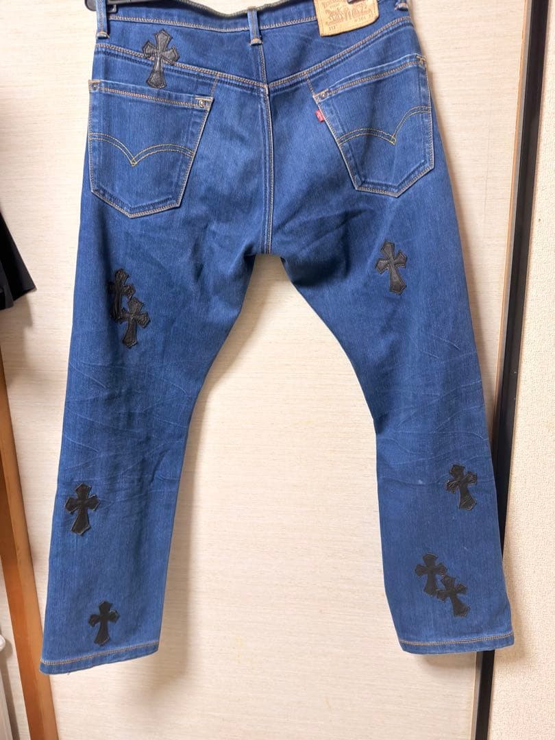 Chrome Hearts Denim Pants Custom Laser Cross 19 Pieces thumbnail 6