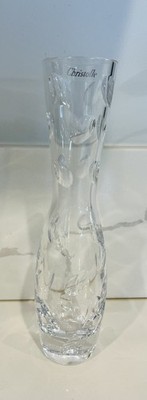 Lovely Tall Christofle Madison 6 Crystal Vase