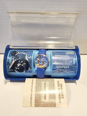 Vintage 1977 Bradley Star Wars 20th Century Fox Swiss Watch Wind Up R2-D2 C3PO