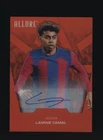2025 Upper Deck Allure SE Soccer Red Rainbow #3 Lamine Yamal AUTO