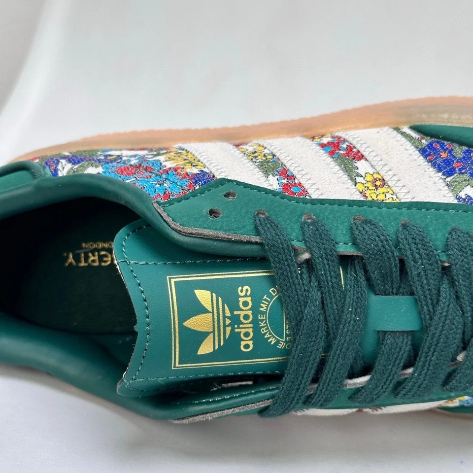 W Adidas Originales Sambae x Liberty London JH7289 Zapatos Deportivos Verde Colegial Foto 2 de 4