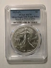 2025 Silver Eagle PCGS MS70 Eagle Privy Struck at Philadelphia Mint Label