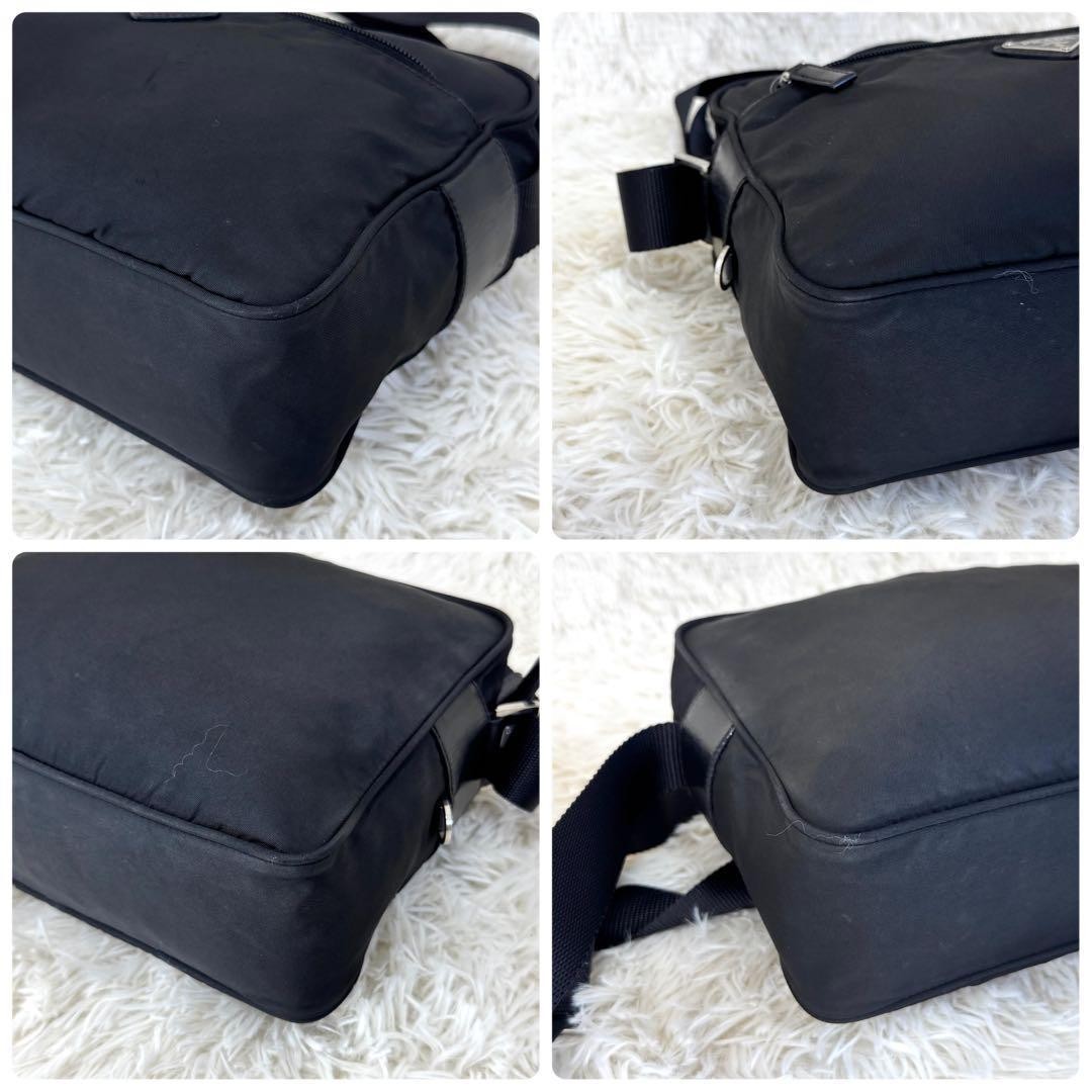 PRADA   Model Shoulder Bag Camera Bag Triangle Logo Nylon Black thumbnail 7