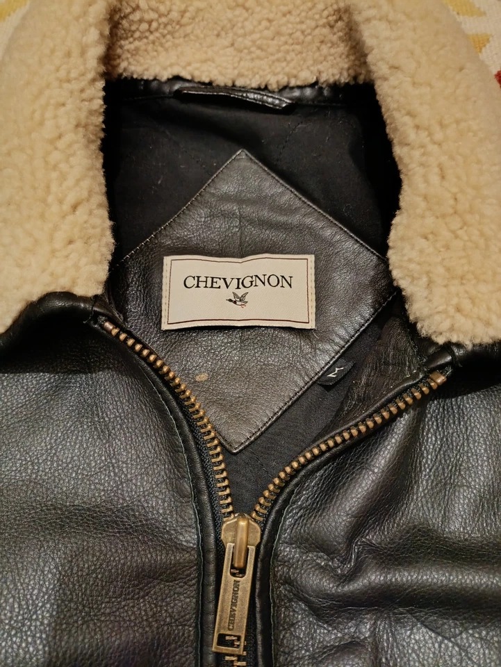 Giubbotto pelle Chevignon Aviator  🇫🇷 medium  - Imagen 2 de 4